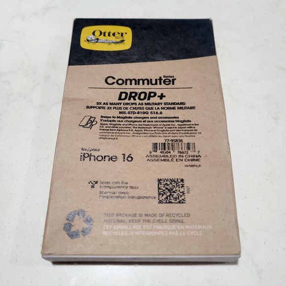 OtterBox COMMUTER Series Drop+ MagSafe Case for Apple iPhone 16 77-95836 NEW - Picture 1 of 6